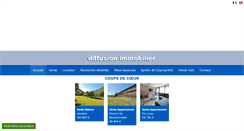 Desktop Screenshot of diffusion-immobilier.com
